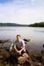 Patrick on a Rock